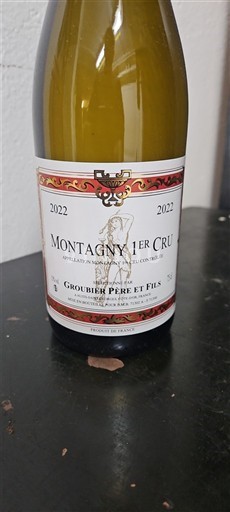Burgundy Montagny Premier Cru Groubier Père et Fils 2022