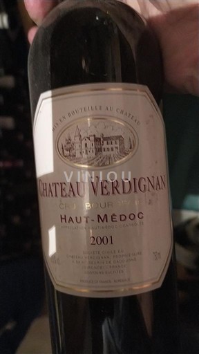 Bordeaux Haut-Médoc Château Verdignan 2001