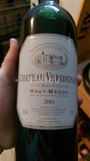 Bordeaux Haut-Médoc Château Verdignan 2001