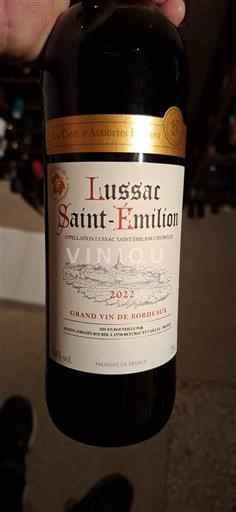 Bordeaux Lussac-saint-émilion Le Clos d’Augusta 2022
