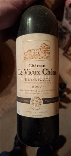 Bordeaux Château Le Vieux Chêne 2007