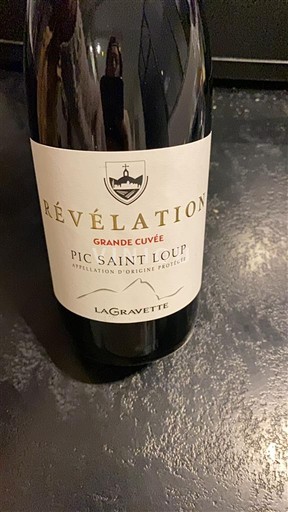 Rượu vang Rouge sec Révélation Grande Cuvée La Gravette 2024 Pháp Languedoc Pic-saint-loup AOC