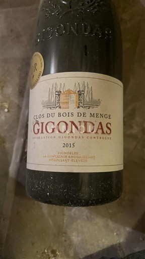 Rona dolina Gigondas Clos du Bois de Menge 2015