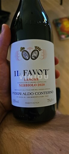 Piémont Langhe Poderi Aldo Conterno Il Favot 2020