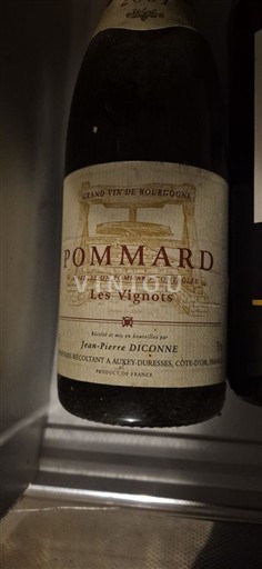 Borgoña Pommard Jean-Pierre Diconne Les Vignots 2001