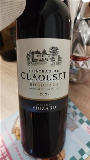 Bordeaux Château Claouset 2022