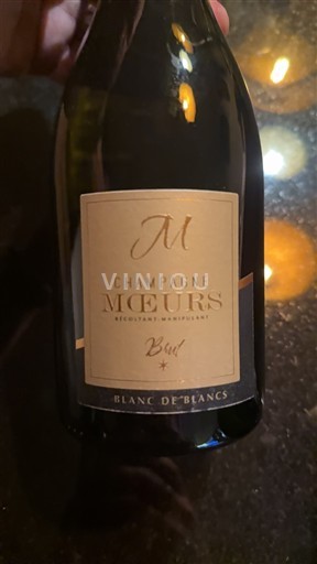 Champagne Šampanské Mœurs Blanc de Blancs Neročník