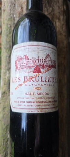 Bordeaux Haut-Médoc Les Brulières de Beychevelle 1988