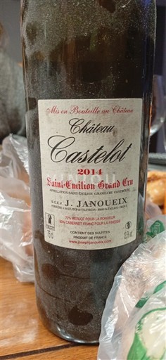 Burdeos Saint-Émilion Gran Cru Grand Cru Château Castelot 2014