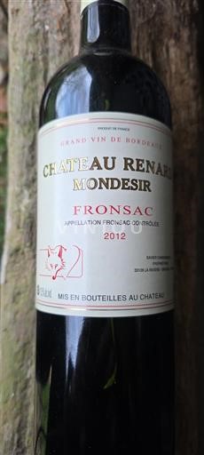 Burdeos Fronsac Château Renard Mondésir 2012