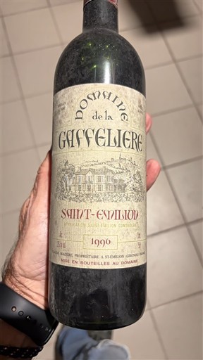 Bordeaux Saint-Émilion Domaine La Gaffelière 1990