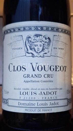 Burgundy Clos-de-Vougeot Grand Cru Louis Jadot 2001
