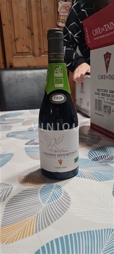 Rhônen laakso Crozes-Hermitage Cave de Tain A vol d'oiseau 2020