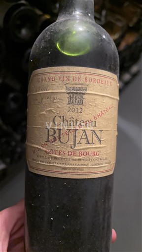 Bordeaux Côtes-de-bourg Château Bujan 2012