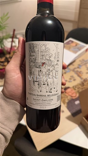 Bordeaux Saint-Émilion Château Barrail Bellegrave 2022