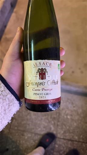 Viner Blanc sec Cuvée Prestige François Weck 2021 Frankrike Alsace Ospecificerad AOC
