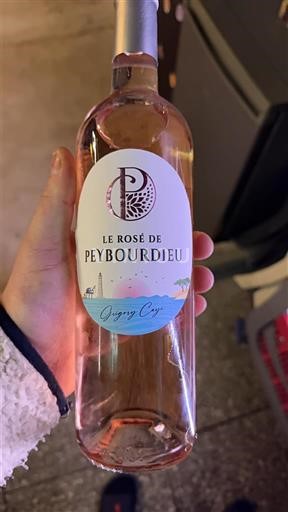 Wines Rosé sec Le Rosé de Peybourdieu Peybourdieu Non millésimé France Bordeaux Bordeaux Rosé AOC