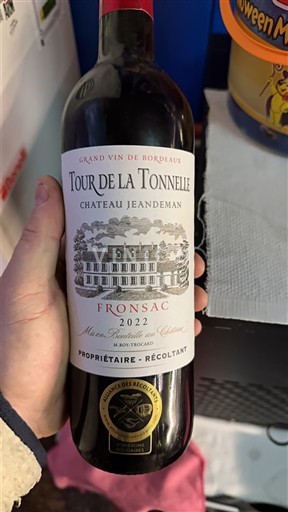 Bordeaux Fronsac Château Jeandeman Tour de la Tonnelle 2002