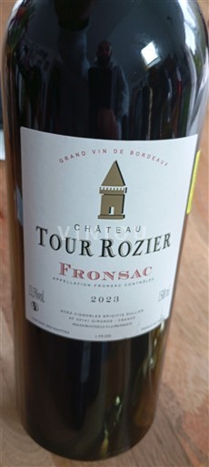 Bordeaux Fronsac Château Tour Rozier 2023