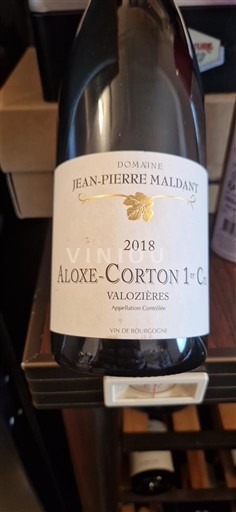 Burgund Aloxe-Corton Premier Cru Domaine Jean-Pierre Maldant Valozières 2018