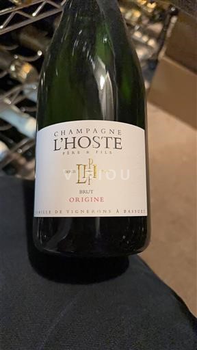 Champagne Šampanské L'Hoste Père & Fils Origine 2022