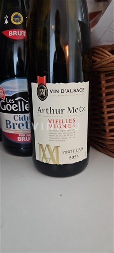 Alzacija Ni doloceno Arthur Metz Vieilles Vignes 2024