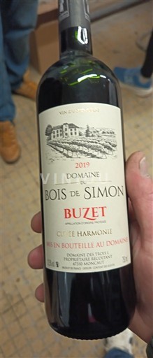 Sydväst Buzet Domaine Bois de Simon Harmonie 2019