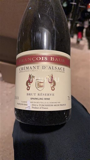 Alsace Alsace-kuohuviini François Baur Brut Réserve 2021