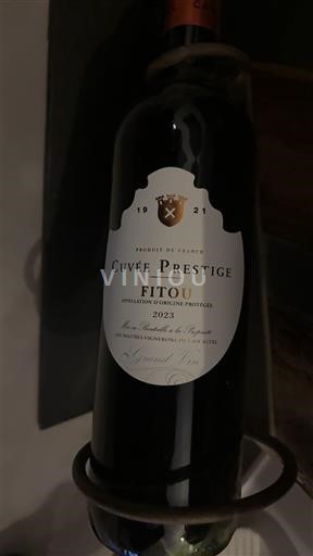Wijnen Rouge sec Cuvée Prestige 2023 Frankrijk Languedoc Fitou AOC