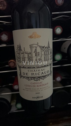 Bordeaux Cadillac-côtes-de-bordeaux Château Ricaud 2018