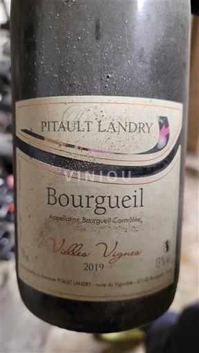 Vini Rouge sec Vieilles Vignes Pitault Landry 2019 Francia Valle della Loira Bourgueil AOC