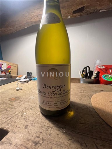 Vine Blanc sec Gérard Léon et Claudine 2018 Frankrig Bourgogne Hautes Côtes de Beaune AOC