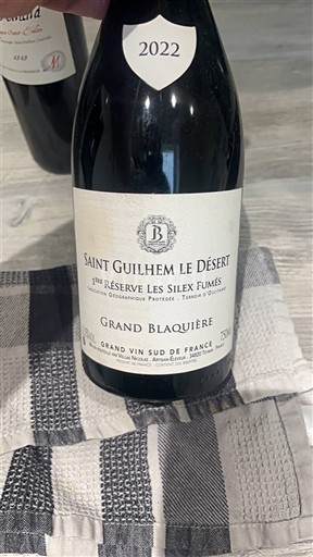 Languedoc et Roussillon Saint-Guilhem-le-Désert Grand Blaquière 1ère Réserve Les Silex Fumés 2022