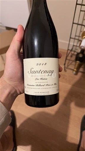 Burgundy Santenay Domaine Billard Père et Fils Les Hâtes 2018