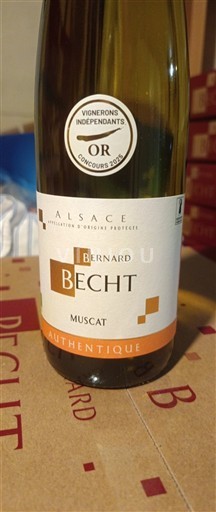 Alsasko Muškát Château Bernard Becht Authentique 2024