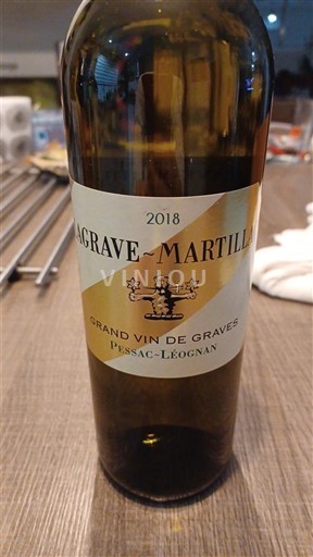 Bordeaux Pessac-Léognan La Grave Martillac 2018
