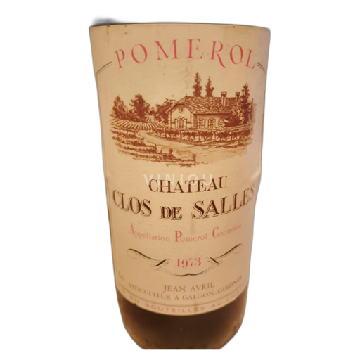 Bordeaux Pomerol Château Clos de Salles 1973