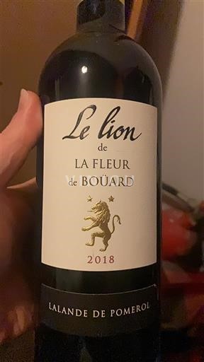 Bordeaux Lalande-de-pomerol La Fleur de Boüard Le Lion 2018
