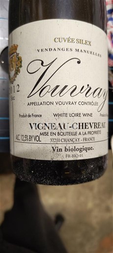 Dolina Loare Vouvray Vigneau-Chevreau Silex 2012