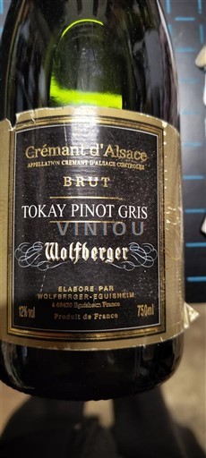 Alsace Alsace-kuohuviini Wolfberger Tokay Pinot Gris Ei vuosikertaa