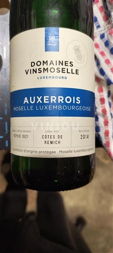 Moselle Luxembourg Domaine Domaines Vinsmoselle Côtes de Remich 2014