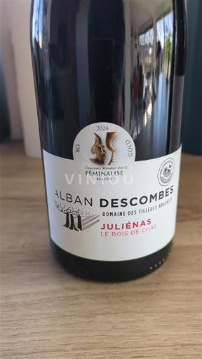 Beaujolais Juliénas Domaine S Tilleuls Alban Descombes Le Bois de Chat 2024