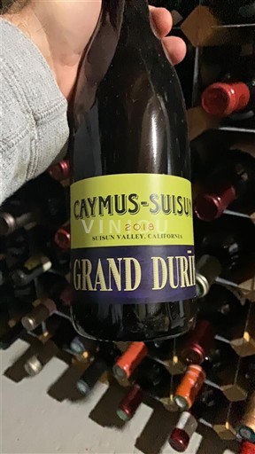 Rượu vang Rouge sec Grand Durif Caymus Vineyard Suisun 2018 Mỹ Vùng trồng nho được cấp phép California Thung lũng Suisun AVA