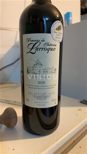 Sudoeste Côtes de Gascogne Domaine Château Larroque 2020