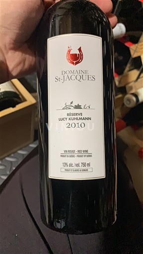 Québec Không được chỉ định Domaine St-Jacques Réserve Lucy Kuhlmann 2010
