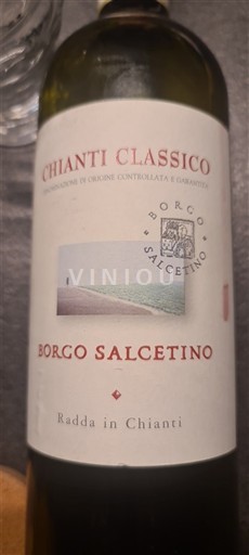 Vinos Rouge sec Borgo Salcetino 2014 Italia Toscana Chianti Classico DOCG