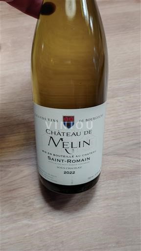 Bourgogne Saint-Romain Château Melin Sous Château 2022