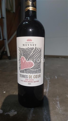 Bordeaux Saint-Estèphe Château Meyney Terres de Cœur 2021