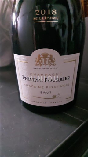 Champanhe Philippe Fourrier Millésime Pinot Noir 2018