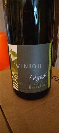 Vinos Blanc sec Expression Pinot Blanc Domaine L'Agapé 2023 Francia Alsacia Vin de France